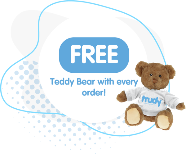 Free teddy bear with every order
