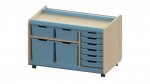 Trudy Classroom Art Storage - Mobile Art Supplies Trolley