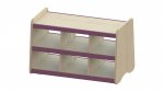 Trudy Low Open Mobile Shelving Unit