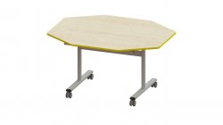 Trudy Folding School Tables - Octagonal Table