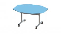 Trudy Folding School Tables - Octagonal Table