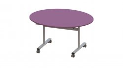 Trudy Folding School Tables - Oval Table