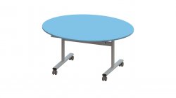 Trudy Folding School Tables - Oval Table