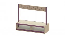 Trudy Static Double Sided Bench 24 Hooks