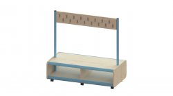 Mobile Double Sided Bench 32 Hooks