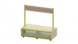 Mobile Double Sided Bench 32 Hooks