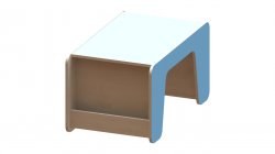 Trudy Classroom Tables - Single Activity Table with Whiteboard Top