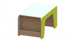 Trudy Classroom Tables - Single Activity Table with Whiteboard Top