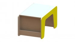 Trudy Classroom Tables - Single Activity Table with Whiteboard Top