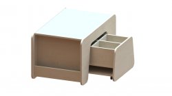 Trudy Classroom Tables - Single Activity Table with Whiteboard Top