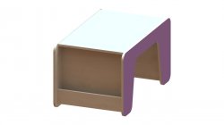 Trudy Classroom Tables - Single Activity Table with Whiteboard Top