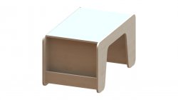 Trudy Classroom Tables - Single Activity Table with Whiteboard Top
