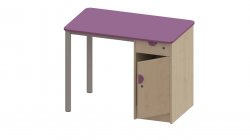 Teachers Table With Right Hand Cupboard