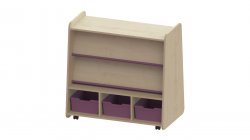 Trudy Book Storage - Mobile Double Sided Book Shelving