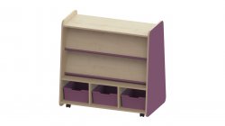 Trudy Book Storage - Mobile Double Sided Book Shelving