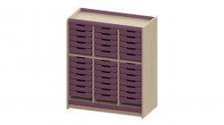 Trudy Classroom Storage -  36 Tray Tall Static Unit