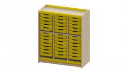 Trudy Classroom Storage -  36 Tray Tall Static Unit