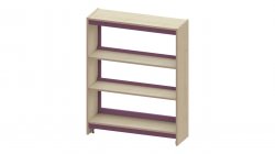 Trudy Library Shelving - Medium Single Sided Open Back Shelving