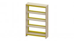 Trudy Library Shelving - Large Single Sided Open Back Shelving