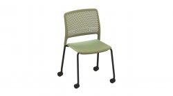 Grafton 4 Leg Chair On Castors - 460 Seat Height