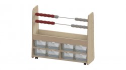Giant 20 Bead Mobile Counting Frame - with or without storage trays