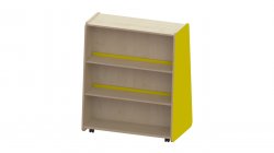 Trudy Book Storage - Tall Double Sided Mobile Bookcase
