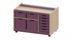 Trudy Classroom Art Storage - Mobile Art Supplies Trolley