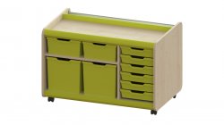 Trudy Classroom Art Storage - Mobile Art Supplies Trolley