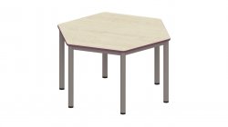 Trudy Hexagonal Classroom Table