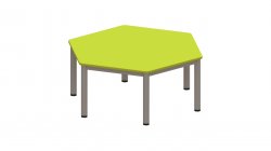 Trudy Hexagonal Classroom Table