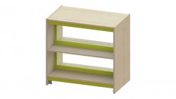 Double Sided Open Back Shelving