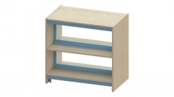 Double Sided Open Back Shelving