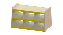 Trudy Low Open Mobile Shelving Unit