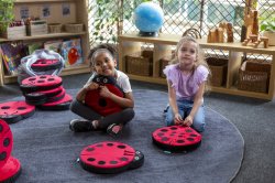 Back to Nature Sensory Ladybird Cushions