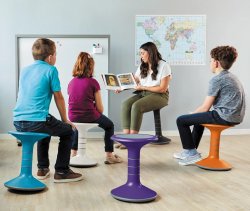 KI Ricochet Wobble Classroom Stool