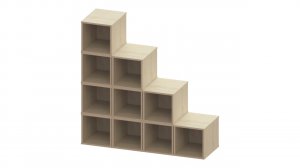 Set Of 10 Storage Boxes