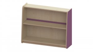 Low Single Sided Static Bookcase