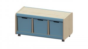 Trudy Mobile Jumbo Tray Classroom Storage Unit