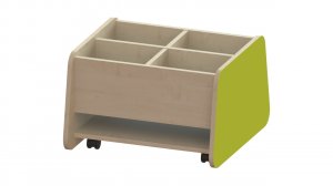 Trudy Book Storage - Mobile Trundle Kinderbox