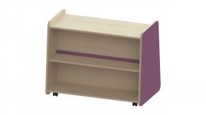 Low Double Mobile Sided Book Shelving