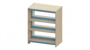 Double Sided Open Back Shelving