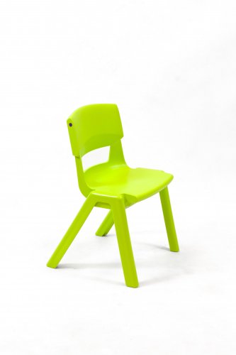 Postura Plus One Piece School Chair - Size Mark 2 - 310 Seat Height: Yellow