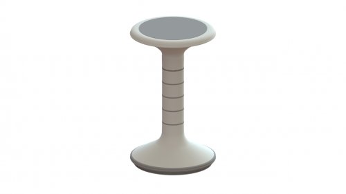 Ricochet Wobble Stool - Size Mark 6 - 500 High: Ash Grey