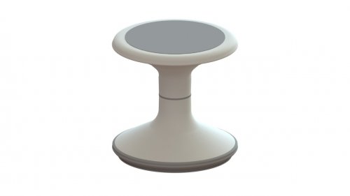 KI Ricochet Wobble Classroom Stool: Size Mark 5 - 450mm High: Ash Grey