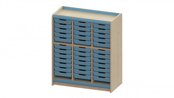 Trudy Classroom Storage -  36 Tray Tall Static Unit